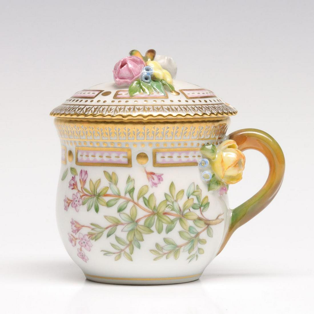 A ROYAL COPENHAGEN FLORA DANICA MUSTARD POT 3589 (1 of 8)