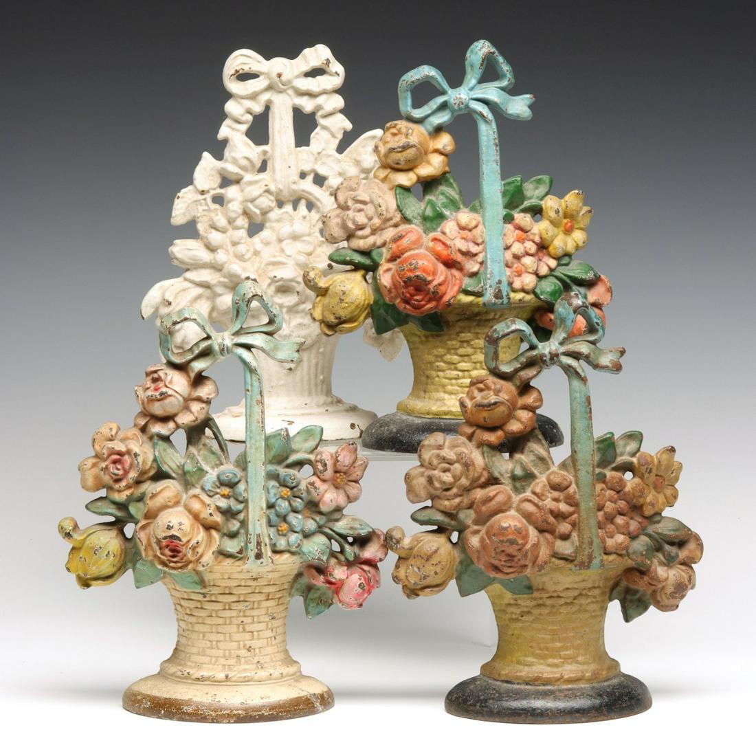 FOUR EARLY 20C CAST IRON DOORSTOPS INCLUDING HUBLEY (1 of 20)