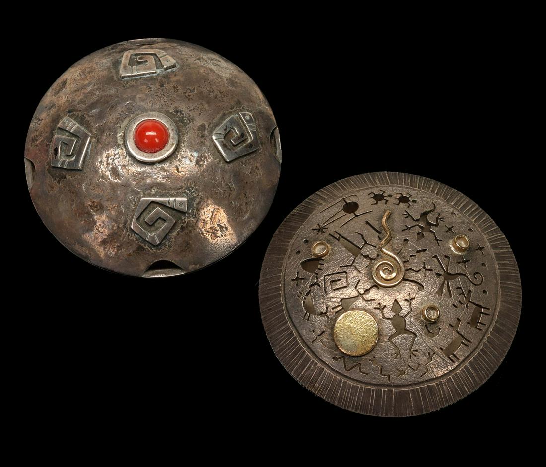 STERLING SILVER AND 14K GOLD ARTISAN SEED POTS (1 of 7)