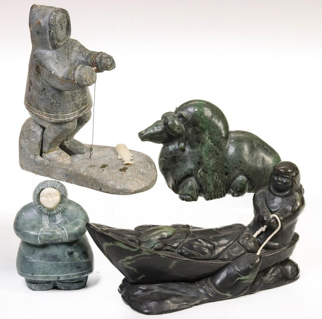 A Collection Of Inuit Soapstone Carvings Apr 22, 2023 Soulis