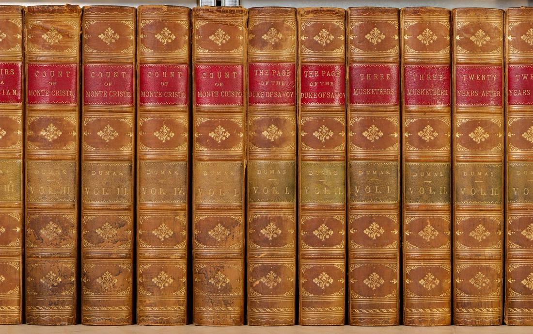 40 VOL. SET 'THE ROMANCES OF ALEXANDRE DUMAS' 1889 (1 of 8)
