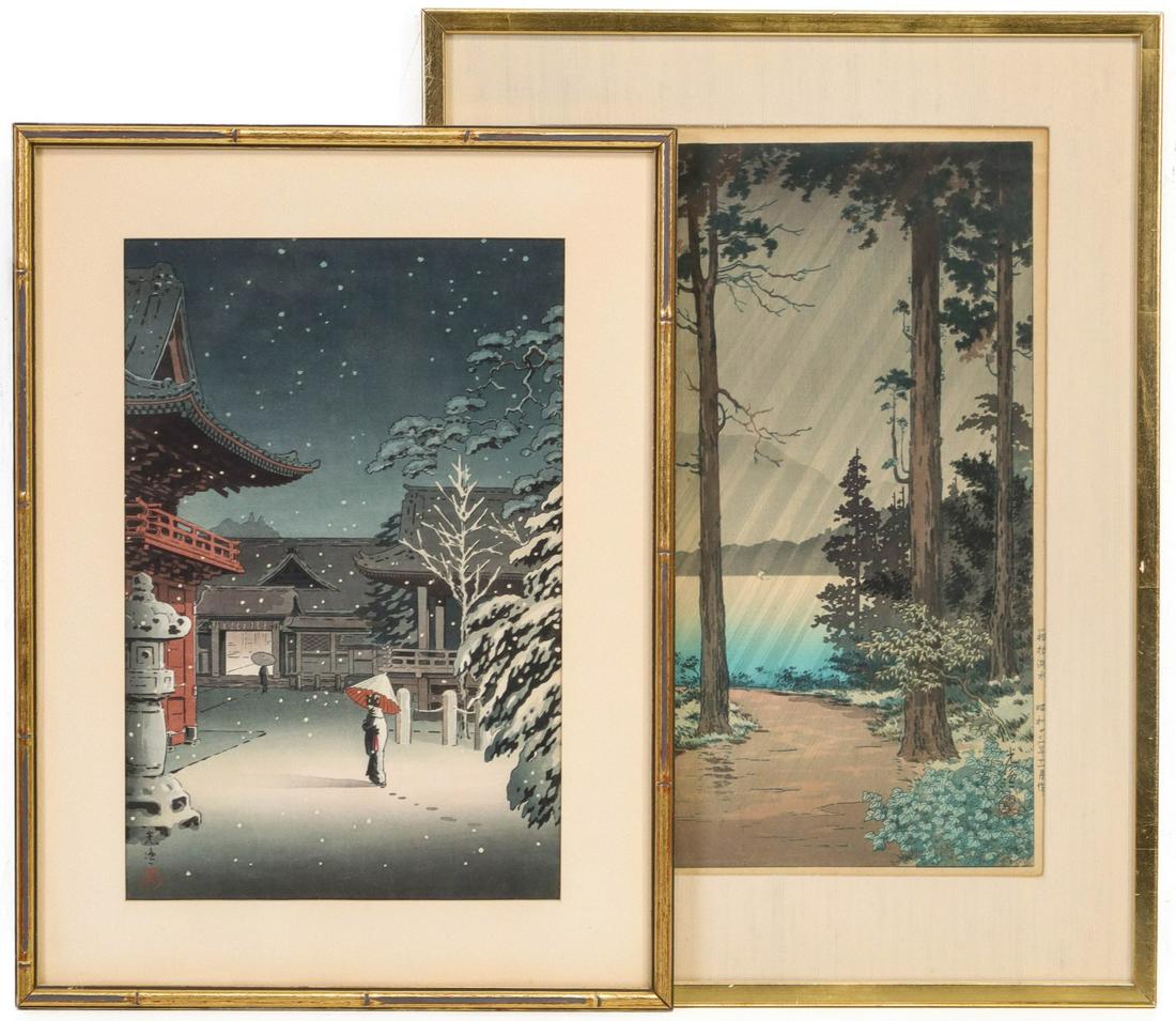 TSUCHIYA KOITSU (1870-1949) JAPANESE WOODBLOCK PRINTS (1 of 14)