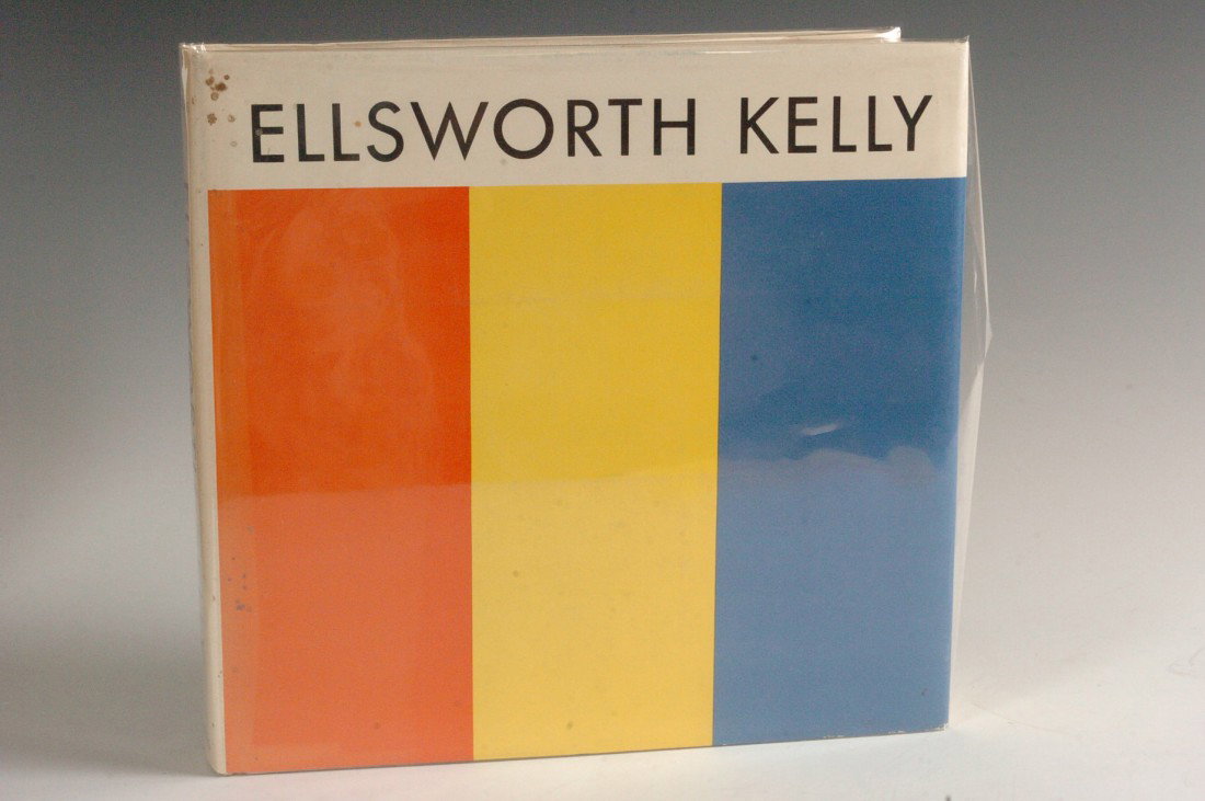 Colans, John, Ellsworth Kelly: Text by John Coplans, published by Harry N. Abrams, NY. Cloth boards, dust jacket now in mylar, appears to have all color plates. 4to, 299 pp, indexed. Shows some toning and age, a bit of wear around 
