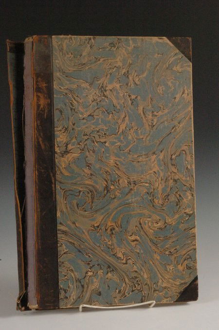 Pallas, Peter Simon, De astragalis generatim, Circa 180: Half-title 'De astragalis generatim,' by Peter Simon Pallas, full title 'Species astragalorum descriptae et iconibus coloratis illustratae,' circa 1800. Folio, 19.5 x 12.25 inches, marbled boards, end