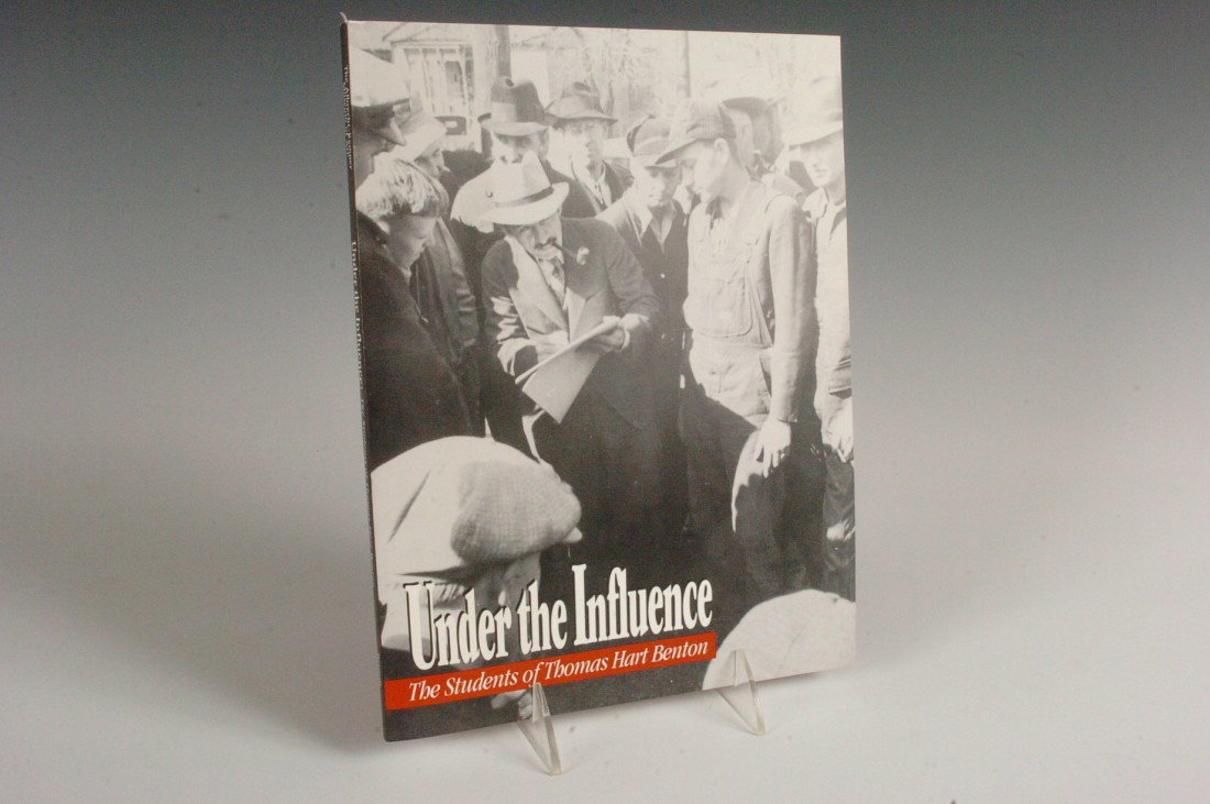 Berardi, Marianne, Under the Influence, Signed, 1993: Full title 'Under the Influence: The Students of Thomas Hart Benton,' by Marianne Berardi, with an essay by Henry Adams. Title page signed by Berardi and Adams. Published by the Albrecht-Kemper Museum