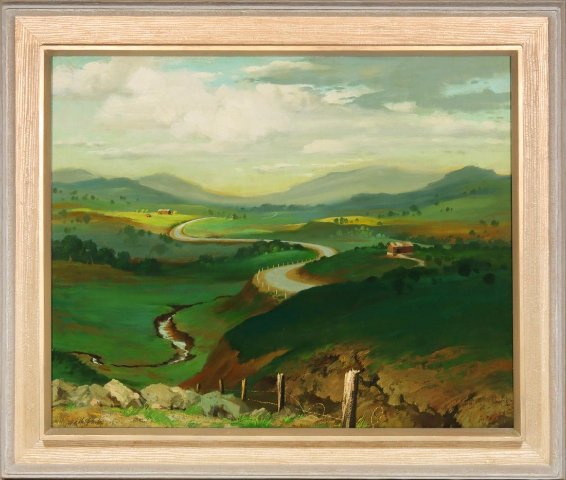WALTER PARKE (1909-1994) 1940s OIL ON CANVAS (1 of 14)