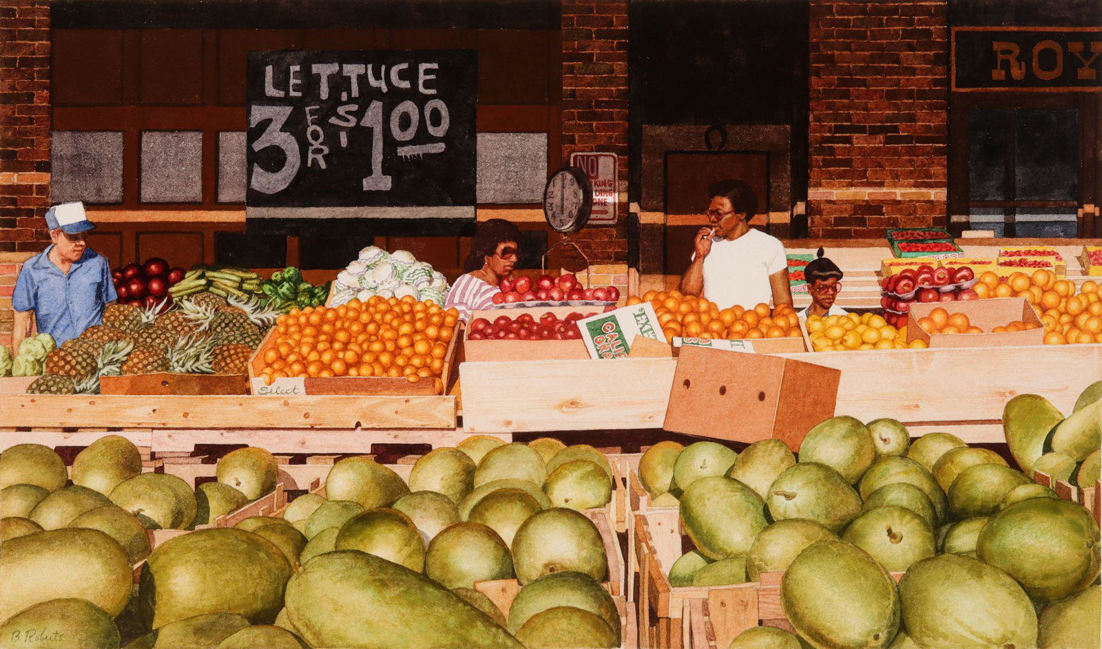 BARBARA ROBERTS (1930-2016) WATERCOLOR ON PAPER (1 of 15)