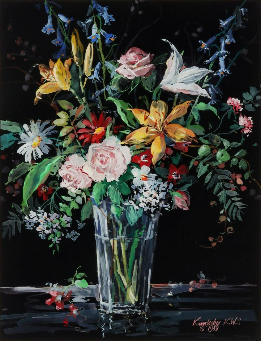 KLAUS KUNTSCHER (20/21ST C.) GOUACHE ON PAPER (1 of 10)