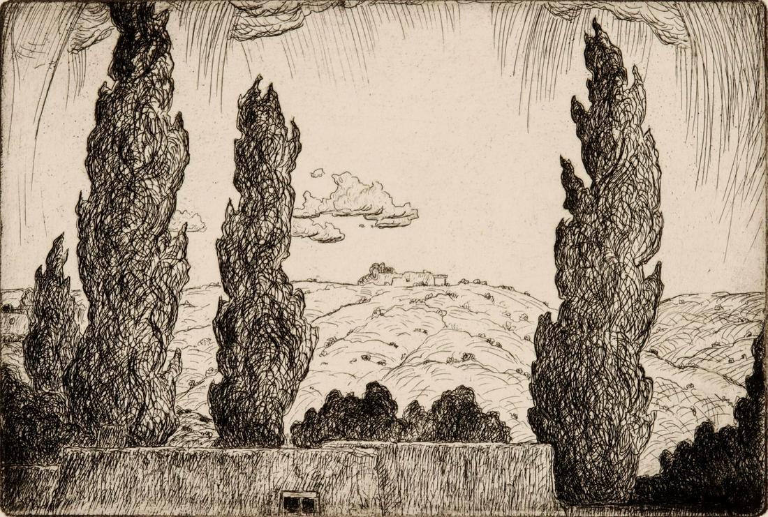 PHIL EPP (B. 1946) PENCIL SIGNED DRYPOINT ETCHING (1 of 16)