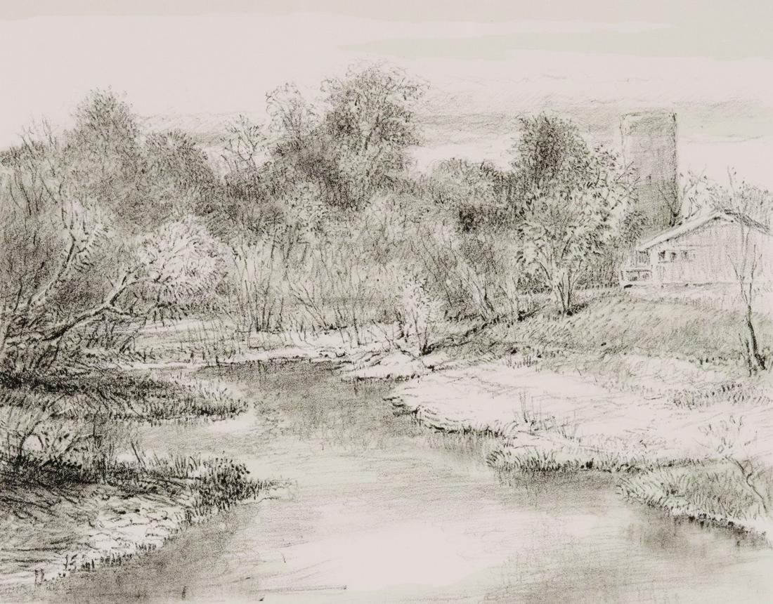 ROBERT SUDLOW (1920-2010) PENCIL SIGNED LITHOGRAPH (1 of 7)