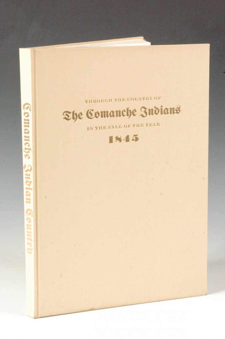 Galvin, John, The Comanche Indians, 1970: Full title, 'Through the Country of The Comanche Indians in the Fall of the Year 1845,' a journal of a US Army Expedition led by Lt. James W. Abert. Edited by John Galvin, published by John Howell boo