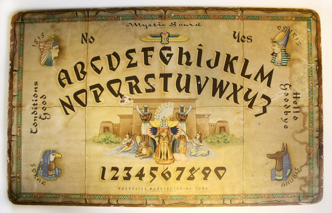 HASKO MYSTIC BOARD OUIJA GAME CIRCA 1940s (1 of 5)