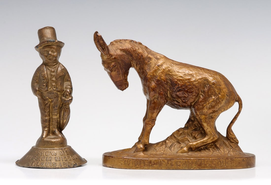 ST. LOUIS WORLD'S FAIR 'SHOW ME' SOUVENIR FIGURES (1 of 17)