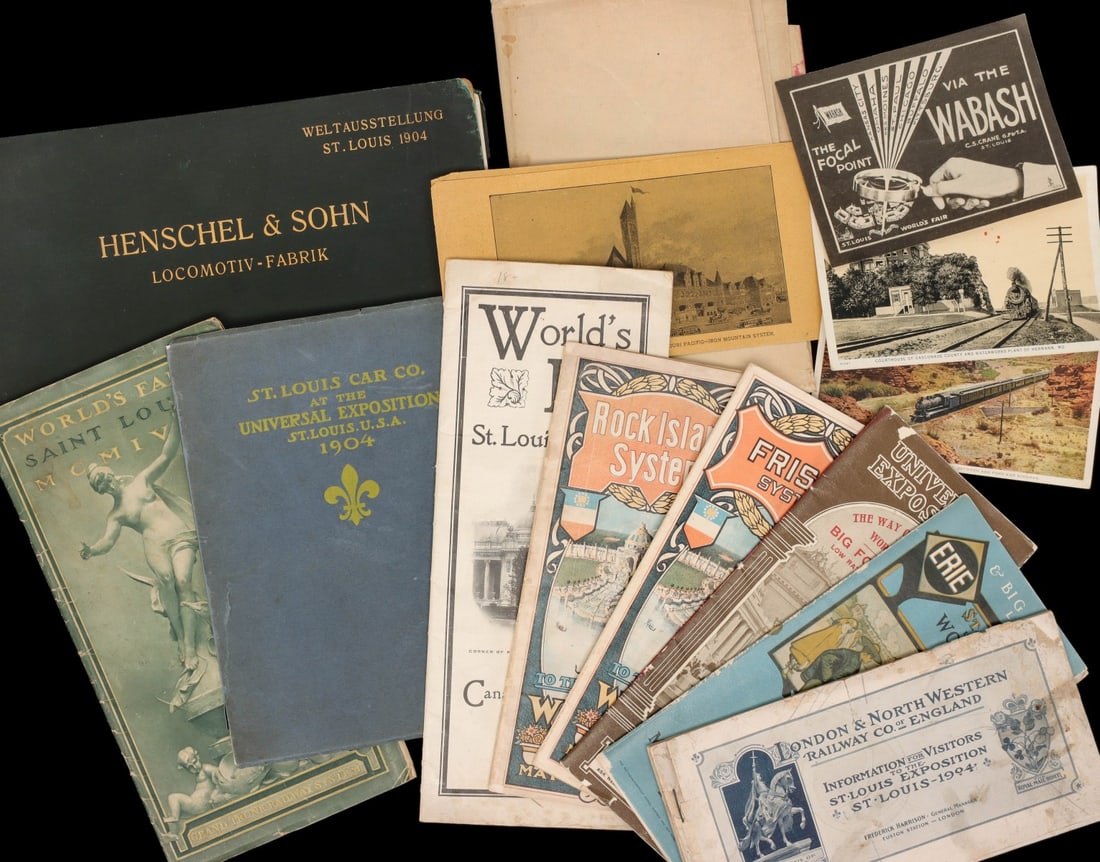 A COLLECTION OF 1904 WORLD'S FAIR RAILROAD EPHEMERA (1 of 14)