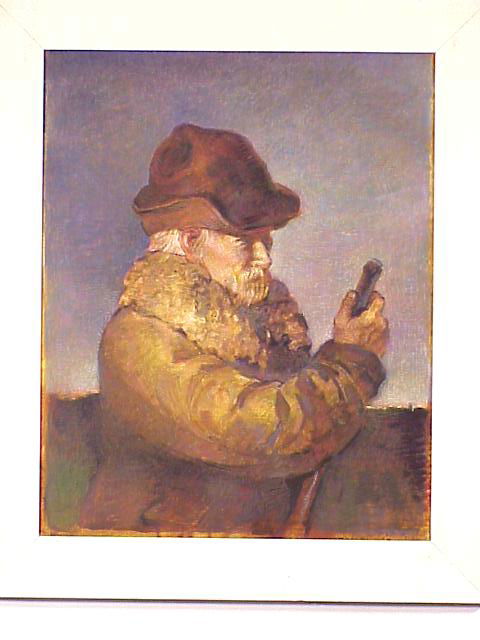 ROBERT MACDONALD GRAHAM, JR. (1919-2000): Acrylic on canvas of "Old Jody" second version, 20"X16", unsigned