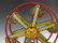 J. CHEIN TIN LITHO FERRIS WHEEL WIND UP TOY - 3