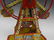 J. CHEIN TIN LITHO FERRIS WHEEL WIND UP TOY - 6