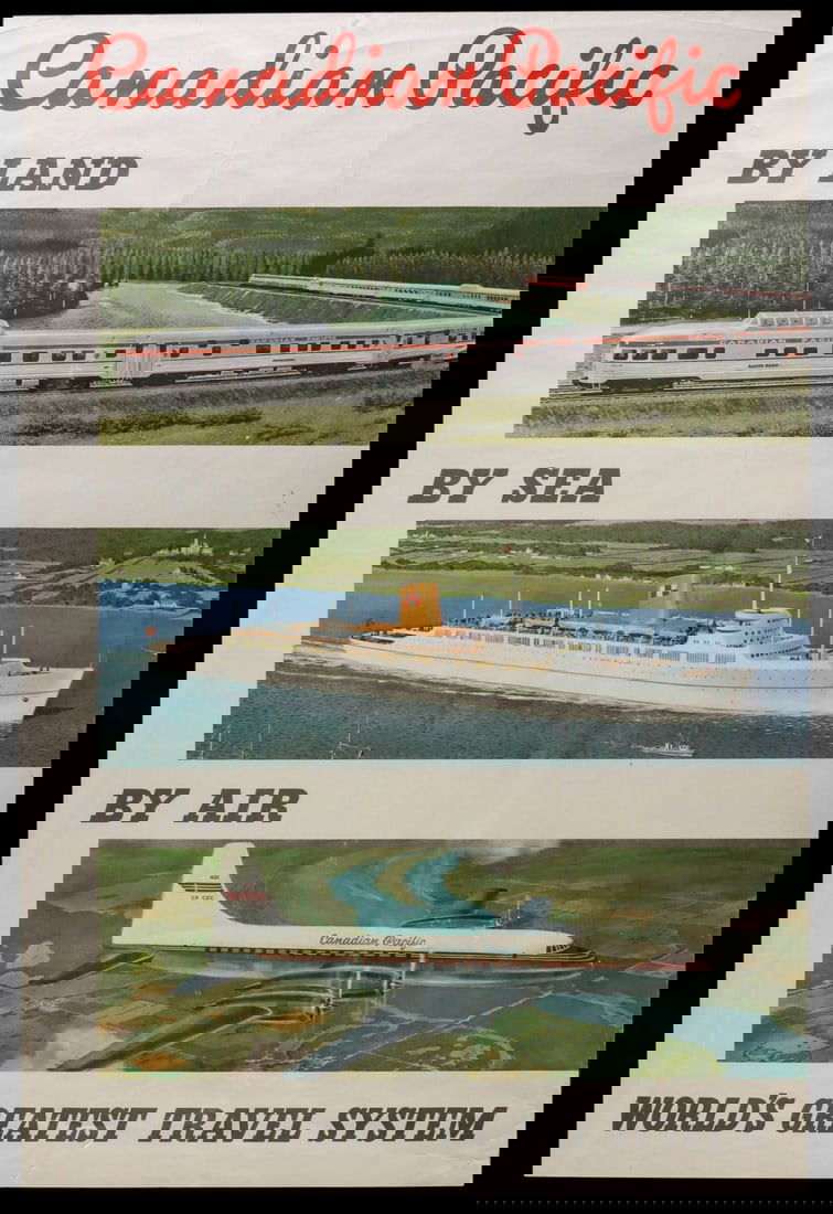 CANADIAN PACIFIC TRAVEL SYSTEM ADVERTISING POSTER (1 of 6)