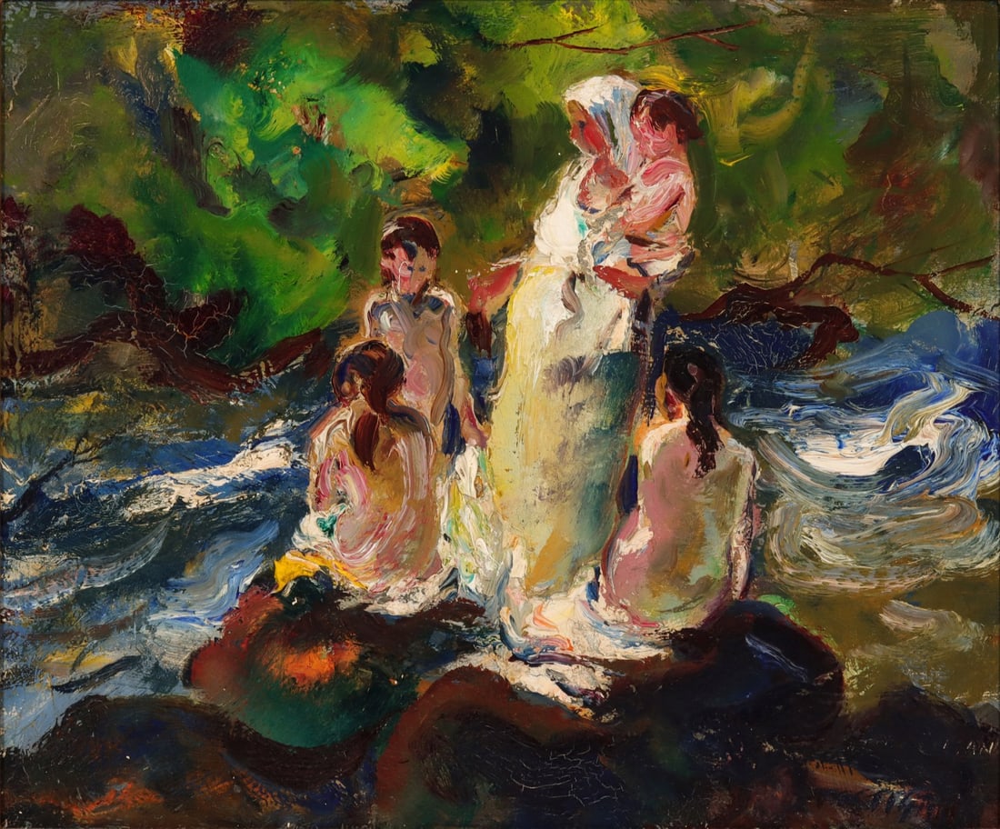 JOHN CASTIGON (1888-1972) OIL ON MASONITE (1 of 14)