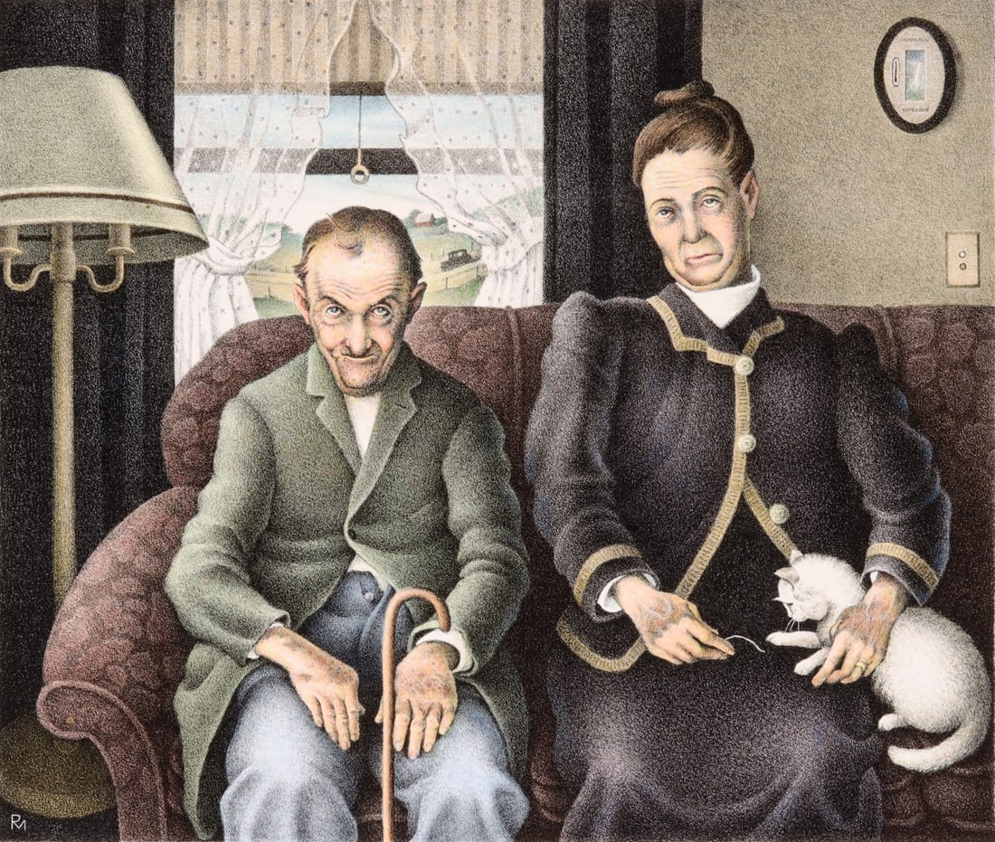 ROGER MEDEARIS (1920-2001) SIGNED LITHOGRAPH WITH COLOR (1 of 16)