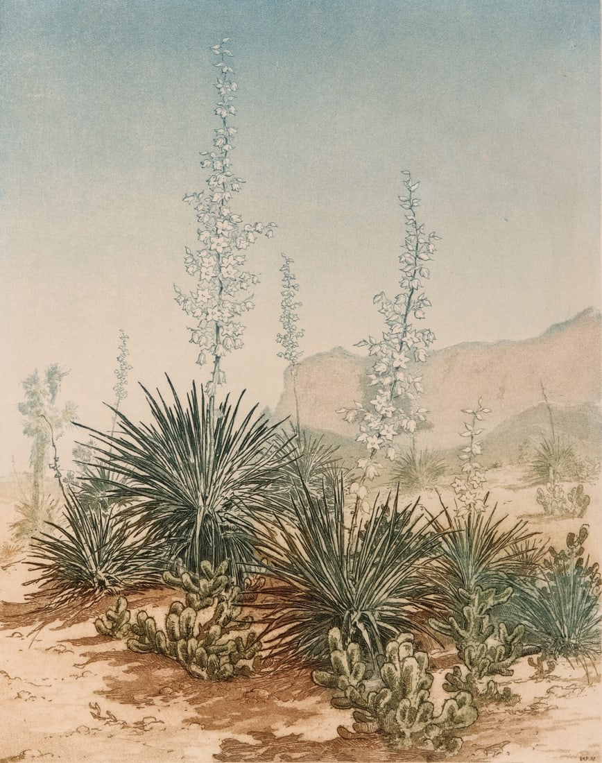 LEON PESCHERET (1892-1971) PENCIL SIGNED ETCHING (1 of 13)