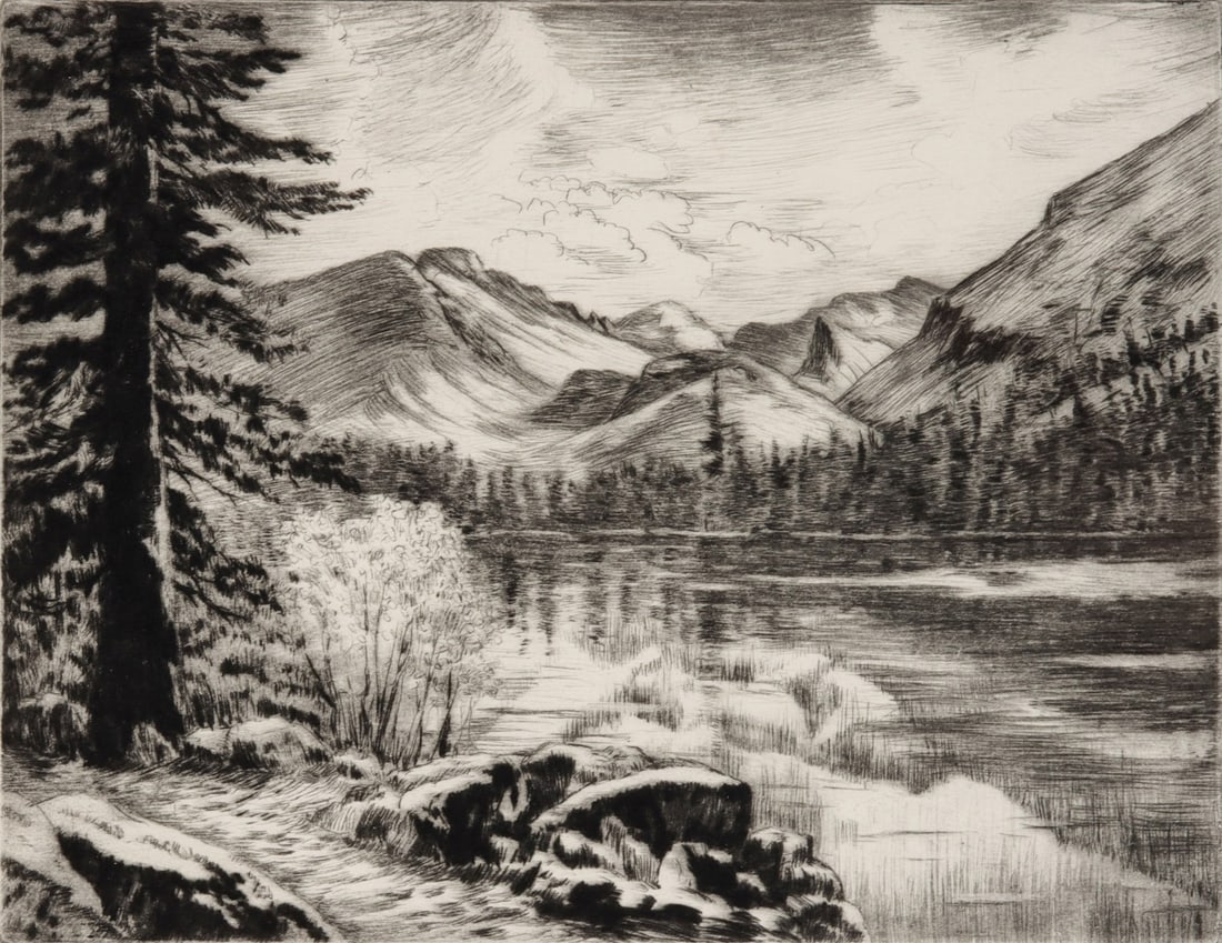 LYMAN BYXBE (1886-1980) PENCIL SIGNED ETCHING (1 of 11)