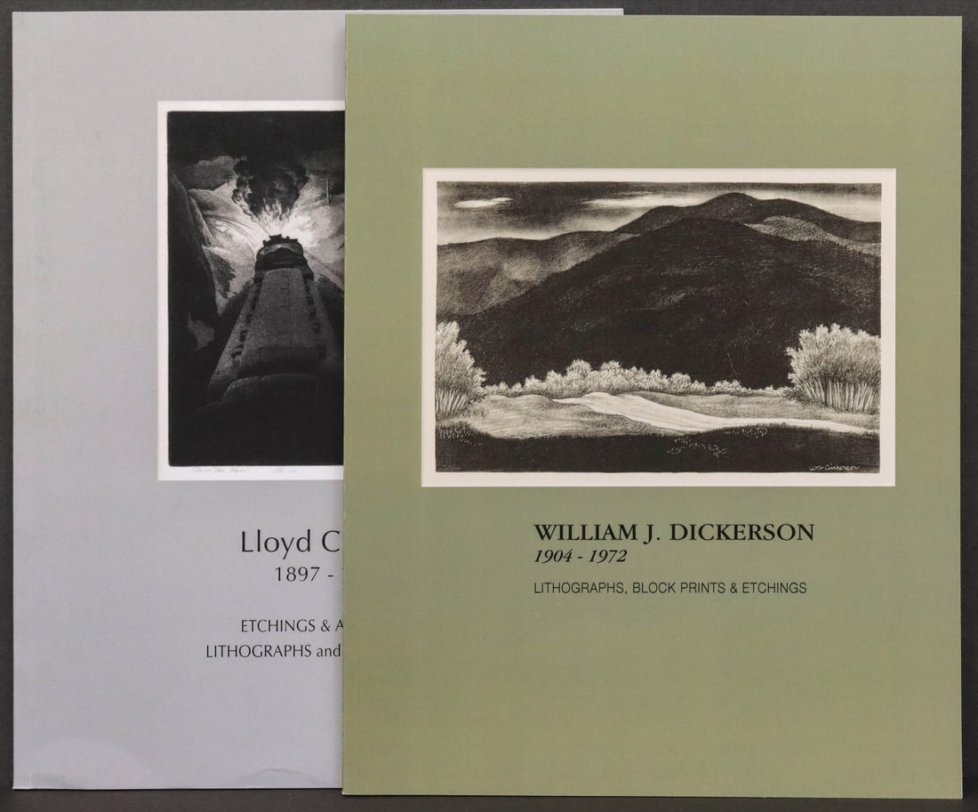 TWO PRAIRIE PRINT MAKER ARTIST CATALOGUES RAISONNE (1 of 10)