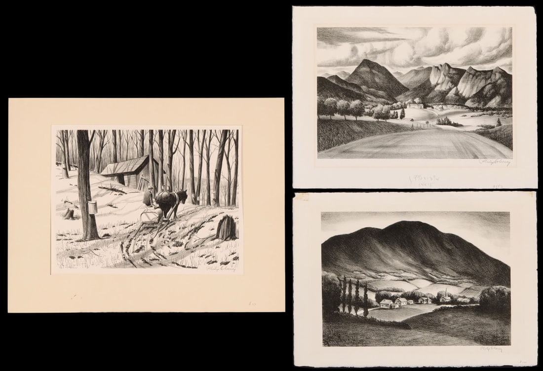 PHILIP CHENEY (1897-1992) PENCIL SIGNED LITHOS (3) (1 of 20)