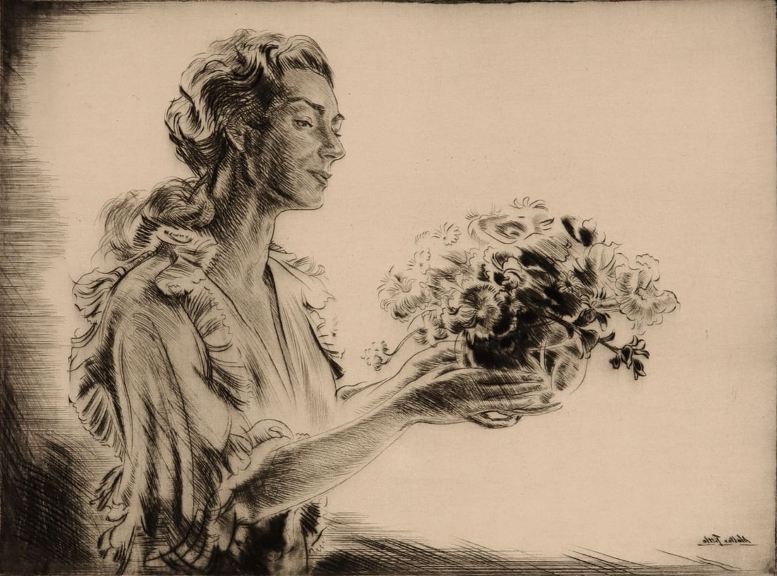 WALTER TITTLE (1883-1966) PENCIL SIGNED ETCHING (1 of 13)