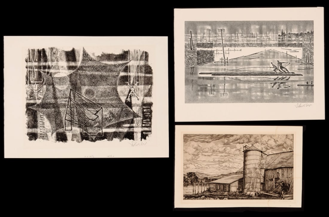 GEORGES SCHREIBER AND LUIGI LUCIONI SIGNED PRINTS (1 of 13)