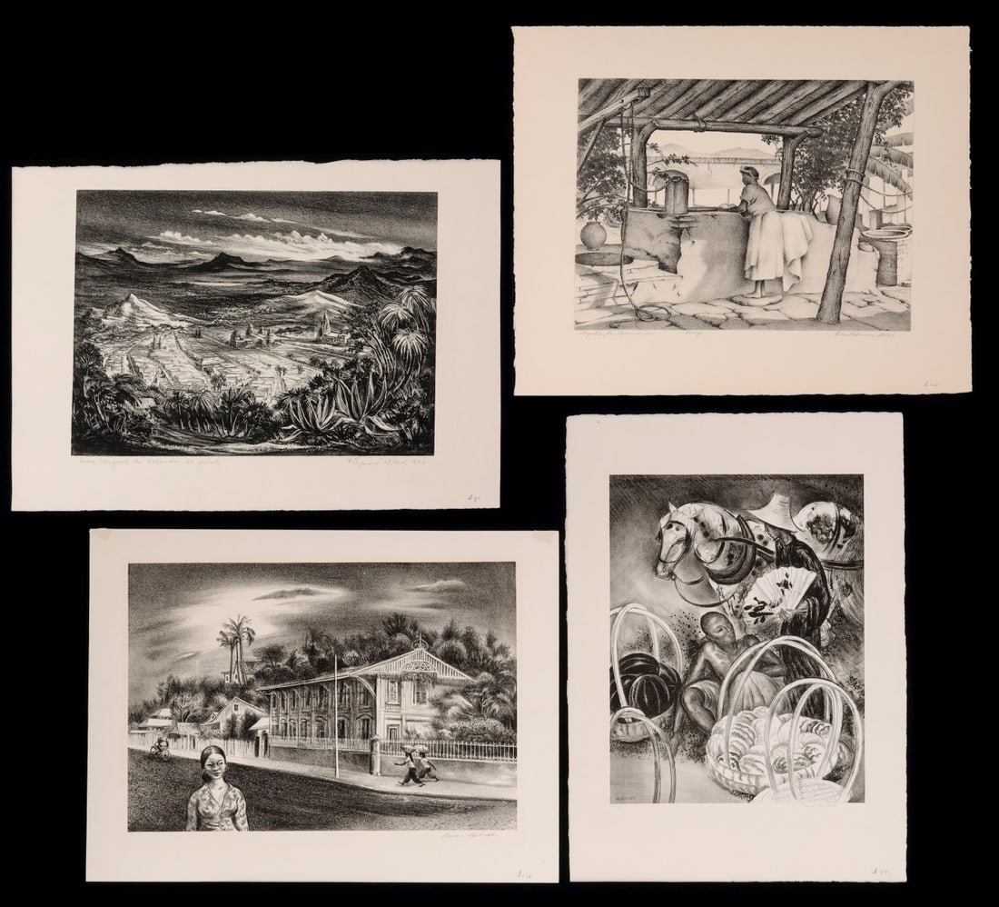 AARON BOHROD AAA, AND THREE OTHER PENCIL SIGNED LITHOS (1 of 18)