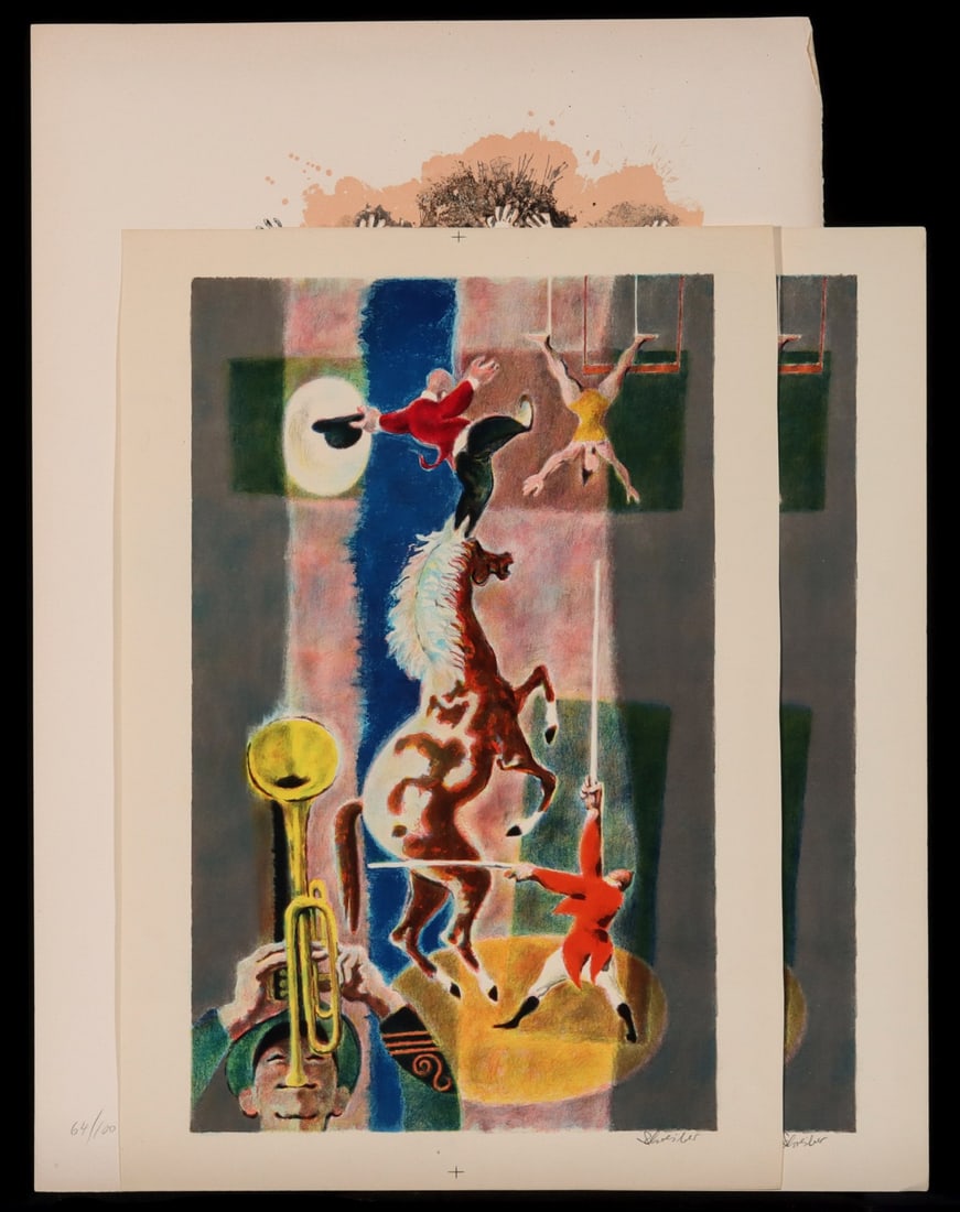 GEORGES SCHREIBER (1904-1977) PENCIL SIGNED LITHOGRAPHS (1 of 19)