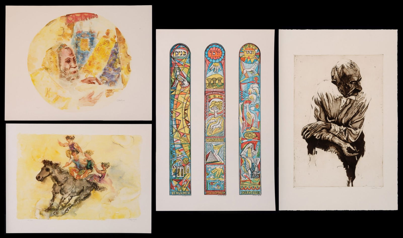 CHAIM GROSS, IRVING AMEN, HARRY MCCORMICK SIGNED PRINTS (1 of 20)