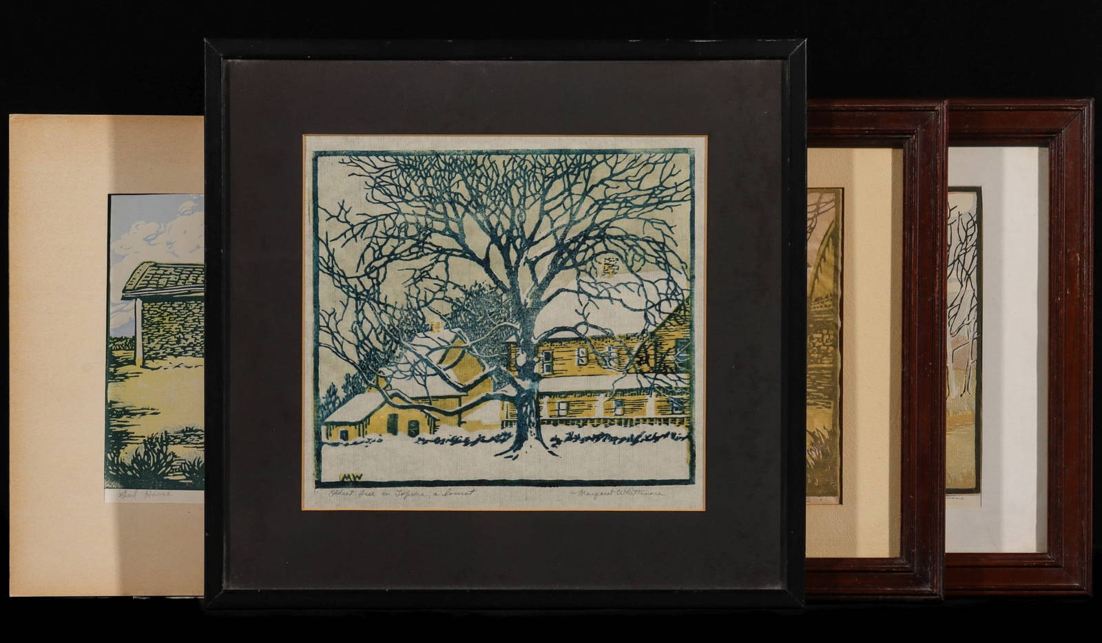 Margaret Whittemore (1897 1983) Pencil Signd Woodblocks Auction Margaret Whittemore (1897 1983) Pencil Signd Woodblocks Auction