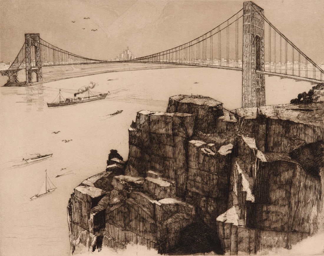 OTTO WACKERNAGEL (1885-1969) PENCIL SIGNED ETCHING (1 of 10)