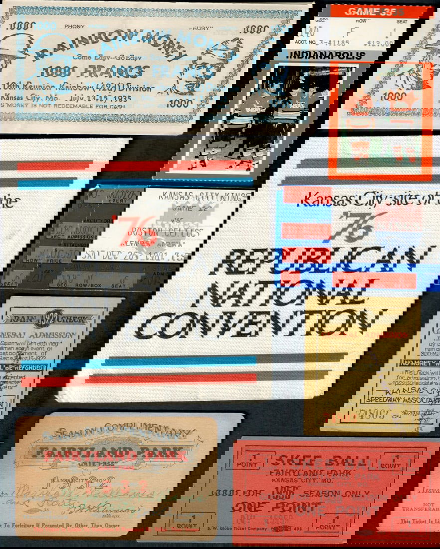 LARGE ALBUM FULL OF KANSAS CITY EPHEMERA (1 of 7)