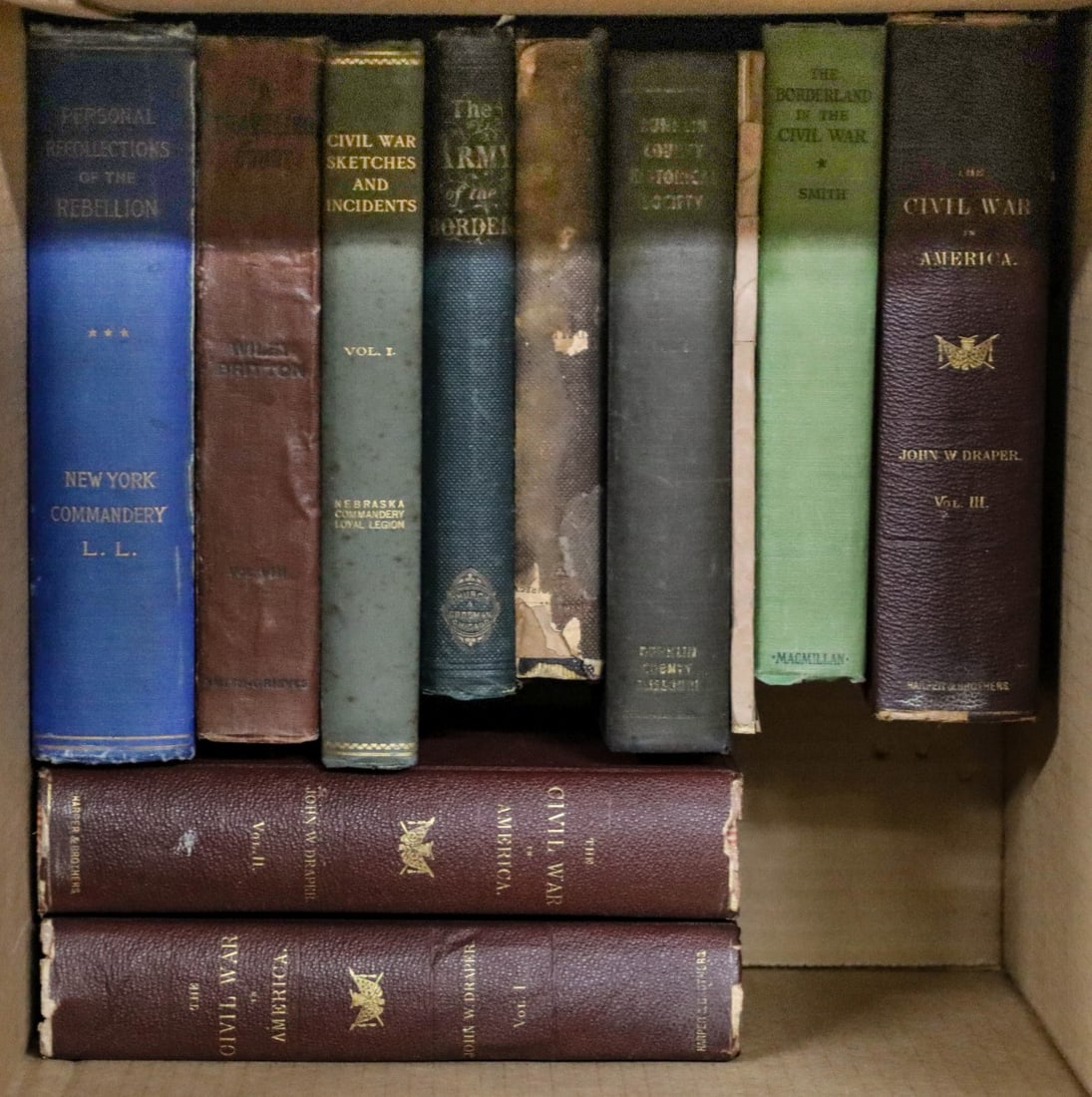 AMERICAN CIVIL WAR SUBJECT MATTER BOOK LOT (1 of 1)