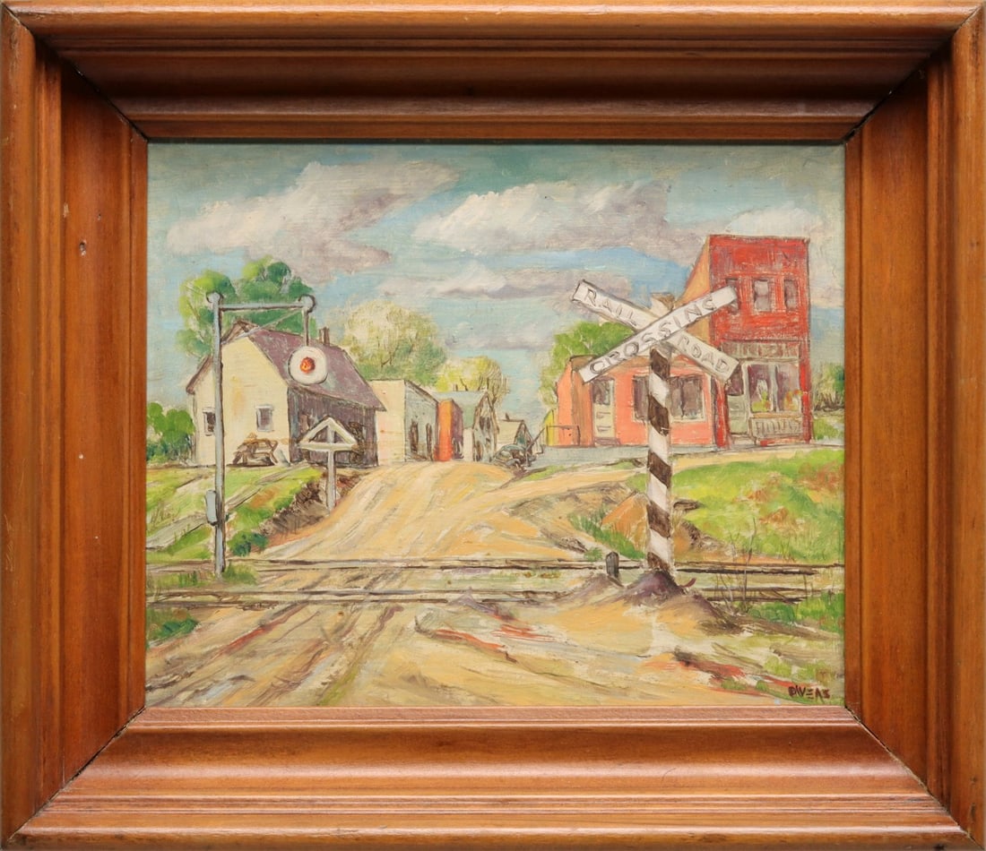HERBERT GRIFFITH OWENS (IOWA B.1902) OIL ON MASONITE (1 of 12)