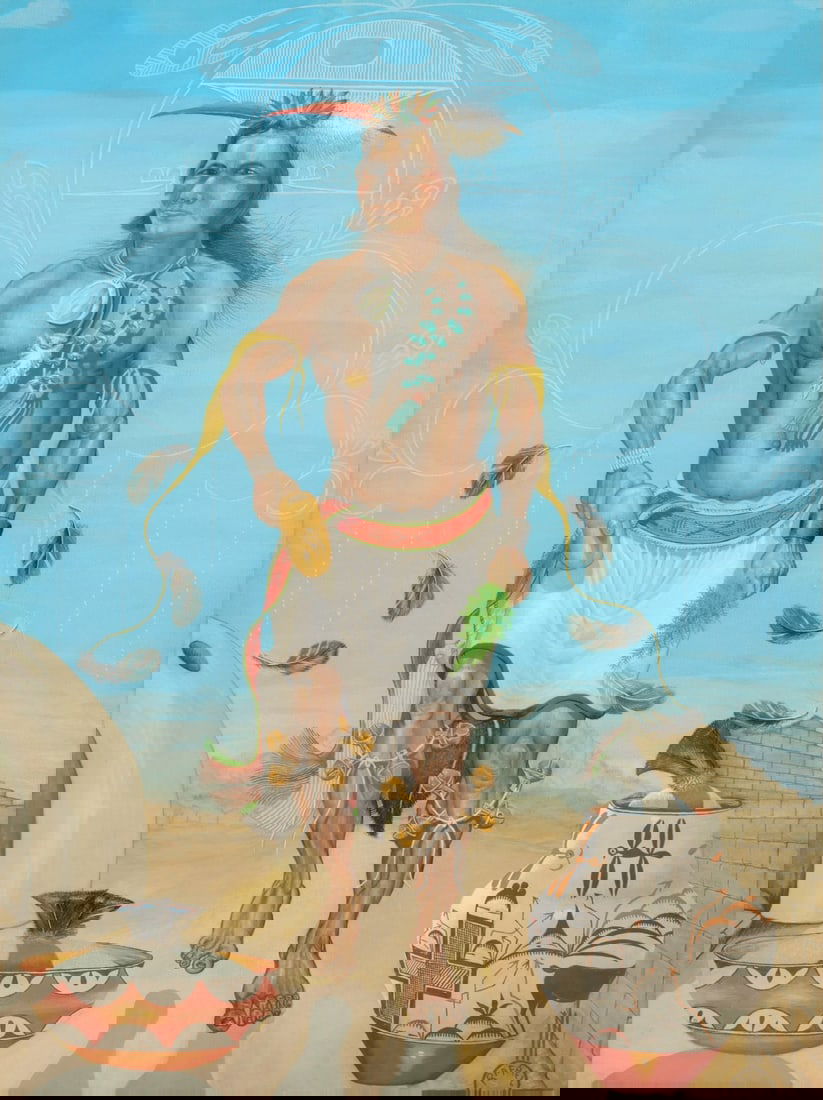 RAPHAEL MEDINA (1929-1998) TEMPERA ON ARTIST'S BOARD (1 of 14)