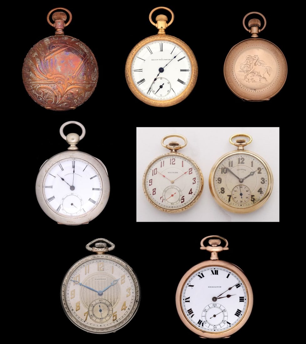 A COLLECTION OF ANTIQUE POCKET WATCHES (1 of 20)