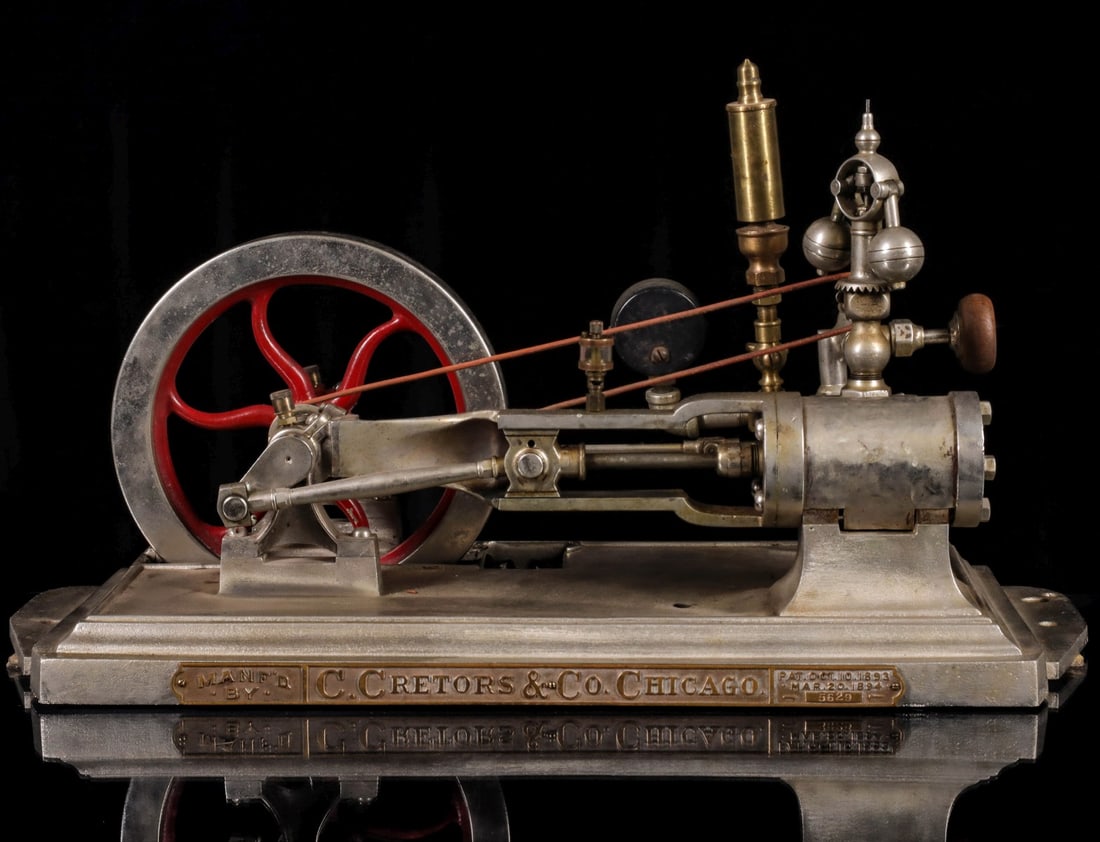 A CRETORS & CO. POPCORN WAGON STEAM ENGINE CIRCA 1890s (1 of 12)