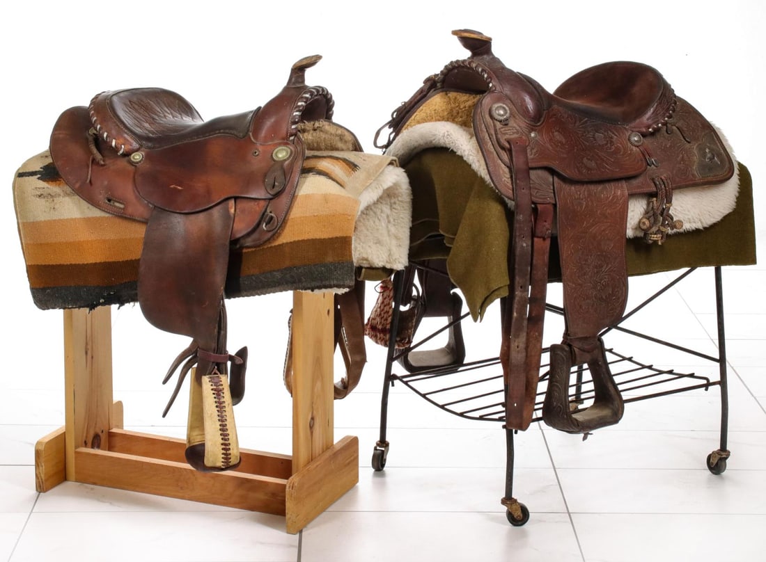 CIRCLE Y AND OZARK BRAND TEXAS SADDLES WITH SILVER (1 of 16)