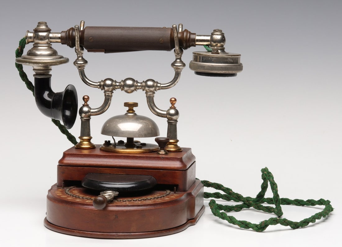 AN L. M. ERICSSON SWEDISH INTERCOM TELEPHONE CIRCA 1900 First Image