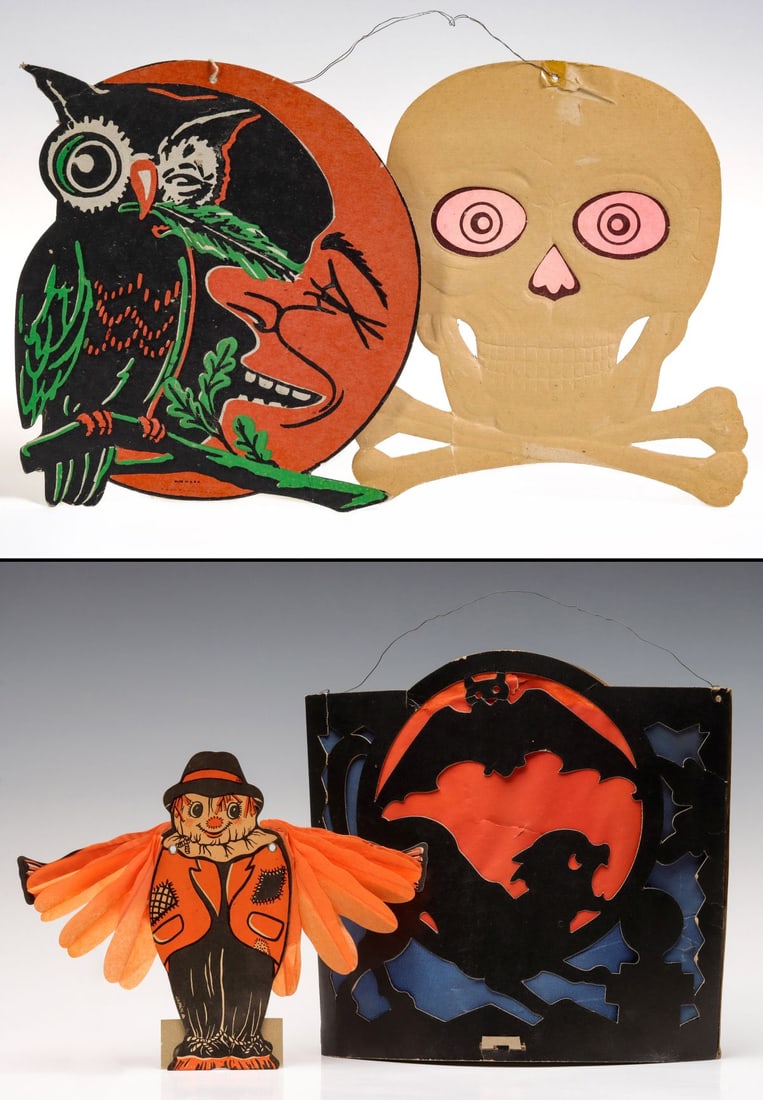 LUHRS, JAPAN, AND OTHER VINTAGE HALLOWEEN DECORATIONS (1 of 20)