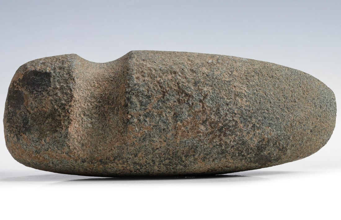 AN 8-INCH 3/4 GROOVE STONE AXE HEAD (1 of 8)