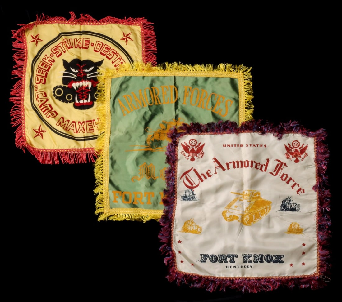 THREE SATIN WORLD WAR TWO TANK DESTROYER PILLOW COVERS: We happily provide seamless in-house packing and shipping services on nearly everything we sell. Until further notice, we cannot offer international shipping in-house.