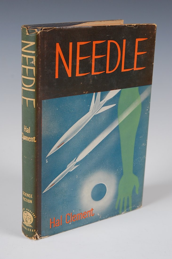 CLEMENT, HAL, 'NEEDLE' 1950 DOUBLEDAY & CO., HC, DJ: Hal Clement's 'Needle,' 222 pp, 1949, 1950 Doubleday, hardcover, dust jacket, 8.25 x 5.75 inches.