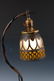 CIRCA 1900 COPPER FLASH DECORATED DESK LAMP - 5