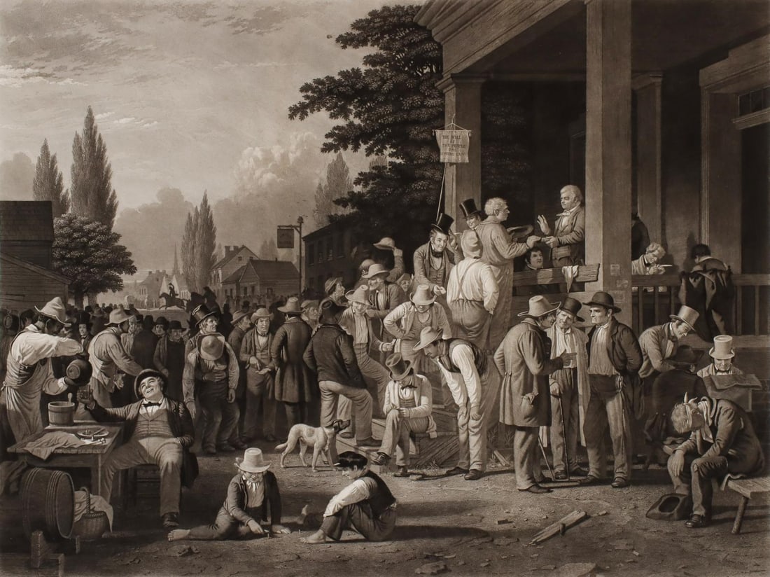 AFTER GEORGE CALEB BINGHAM ''THE COUNTY ELECTION'' (1 of 14)