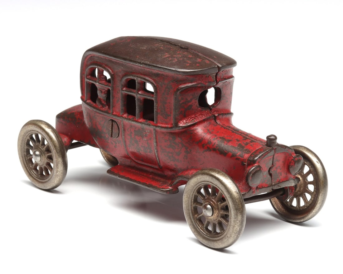 A. C. WILLIAMS CAST IRON THREE PASSENGER AUTO BANK (1 of 10)
